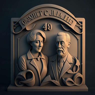 3D model Agatha Christie The ABC Murders game (STL)